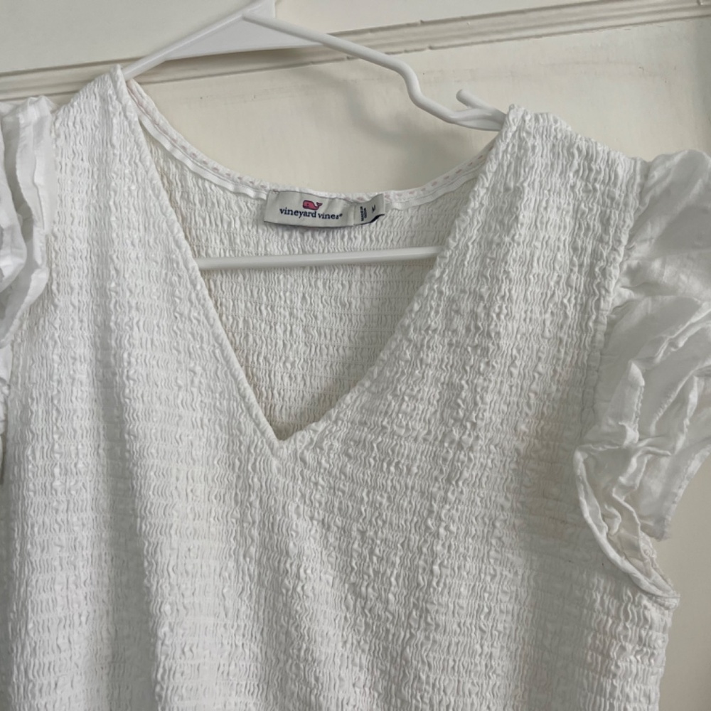 Vineyard Vines White Cotton Dress - Picture 4 of 6